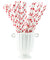 Red Heart Shape  Paper Straws Biodegradable and Compostable - STRAWTOPIA