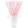 Pink Crown Paper Straws Biodegradable and Compostable - STRAWTOPIA