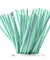 Turquoise | White Chevron Paper Straws Biodegradable and Compostable - STRAWTOPIA