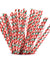Christmas Paper Straws Biodegradable and Compostable - STRAWTOPIA