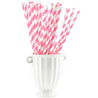 Pink Striped Paper Straws — STRAWTOPIA - STRAWTOPIA