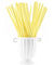 Yellow | White Chevron Paper Straws Biodegradable and Compostable - STRAWTOPIA