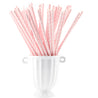 Light Pink with White Dots Paper Straws -  STRAWTOPIA - STRAWTOPIA