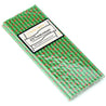 Green | Red Triangle Paper Straws Biodegradable and Compostable - STRAWTOPIA