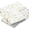 White with Gold Stars Fancy Party Paper Napkins — STRAWTOPIA
