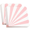 Pink and White Stripe Floral Fancy Party Paper Napkins