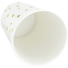 White with Gold Stars Fancy Party Paper Cups — STRAWTOPIA