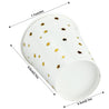 White with Gold Stars Fancy Party Paper Cups — STRAWTOPIA