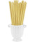 Metallic Gold Chevron Paper Straws — STRAWTOPIA - STRAWTOPIA