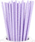 Lilac Chevron Pattern Paper Straws - STARWTOPA - STRAWTOPIA