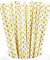 Metallic Gold Hearts Paper Straws — STRAWTOPIA - STRAWTOPIA