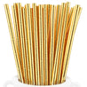 Metallic Gold Paper Straws — STRAWTOPIA - STRAWTOPIA