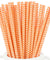 Orange and White Chevron Paper Straws — STRAWTOPIA - STRAWTOPIA