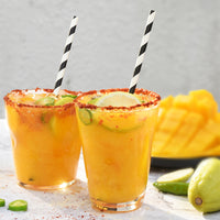 Striped Paper Straws