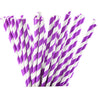 Purple Striped Paper Straws — STRAWTOPIA - STRAWTOPIA