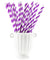 Purple Striped Paper Straws — STRAWTOPIA - STRAWTOPIA