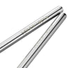 1 Straight 1 Bendy (8.5 inches) Reusable Stainless Steel Metal Straws with Cleaning Brushes — STRAWTOPIA 