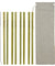 8 Strawtopia Bamboo Straws 7.7 inches + 2 cleaning brushes + burlap storage bag