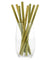 8 Strawtopia Bamboo Straws 7.7 inches in glass cup