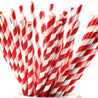 Red and White Striped Paper Straws — STRAWTOPIA - STRAWTOPIA