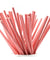 Vivid Red | White Chevron Paper Straws Biodegradable and Compostable - STRAWTOPIA