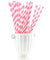 Pink Striped Paper Straws — STRAWTOPIA - STRAWTOPIA