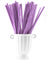 Purple | White Chevron Paper Straws Biodegradable and Compostable - STRAWTOPIA