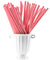 Vivid Red | White Chevron Paper Straws Biodegradable and Compostable - STRAWTOPIA