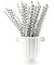 White with Black Dots Paper Straws —  STRAWTOPIA - STRAWTOPIA