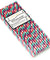 Purple Green Red Striped with White hearts Paper Straws — STRAWTOPIA - STRAWTOPIA