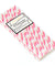Double Pink | White Striped Paper Straws — STRAWTOPIA - STRAWTOPIA