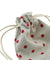 Handmade Drawstring Case Holder for Straws (Red Polka Dots) — STRAWTOPIA