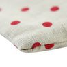 Handmade Drawstring Case Holder for Straws (Red Polka Dots) — STRAWTOPIA