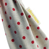 Handmade Drawstring Case Holder for Straws (Red Polka Dots) — STRAWTOPIA