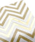 Gold Chevron Style Party Paper Napkins — STRAWTOPIA