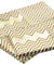 Gold Chevron Style Party Paper Napkins — STRAWTOPIA