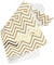 Gold Chevron Style Party Paper Napkins — STRAWTOPIA