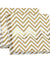 Gold Chevron Style Party Paper Napkins — STRAWTOPIA