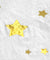 White with Gold Stars Fancy Party Paper Napkins — STRAWTOPIA