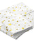 White with Gold Stars Fancy Party Paper Napkins — STRAWTOPIA