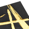 Black & Gold Fancy Party Paper Napkins — STRAWTOPIA