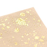 Peach Color with Gold Patterns Fancy Party Paper Napkins — STRAWTOPIA