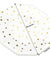 STRAWTOPIA disposable paper plates 8 inch white with gold metallic stars party supplies