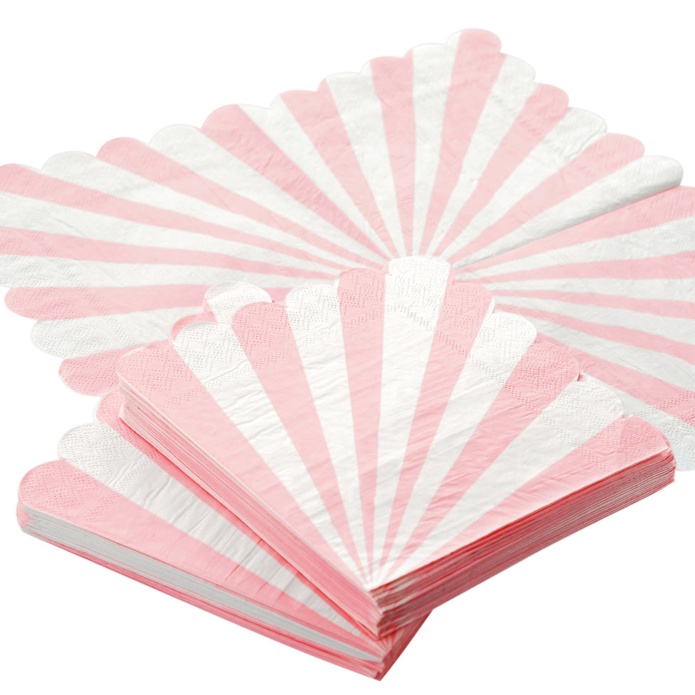 Pink Floral Paper Napkins
