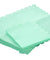 Mint Green Floral Trim Paper Napkins — STRAWTOPIA