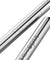 2 Straight (10.4 inches) Reusable Stainless Steel Metal Straws with Cleaning Brushes  — STRAWTOPIA 