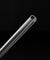 one straight glass straw contrasting with black background 8mm wide