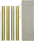 8 Strawtopia Bamboo Straws 2 cleaning brushes and burlap case