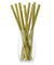 8 Strawtopia Bamboo Straws in glass cup
