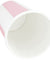 Pink | White & Gold Floral Edge Fancy Party Paper Cups — STRAWTOPIA